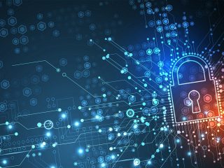 Cybersecurity and information or network protection. Future cyber technology web services for business and internet project