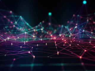 This technology-inspired data abstract background is perfect for capturing the essence of the internet's vast expanse of information.